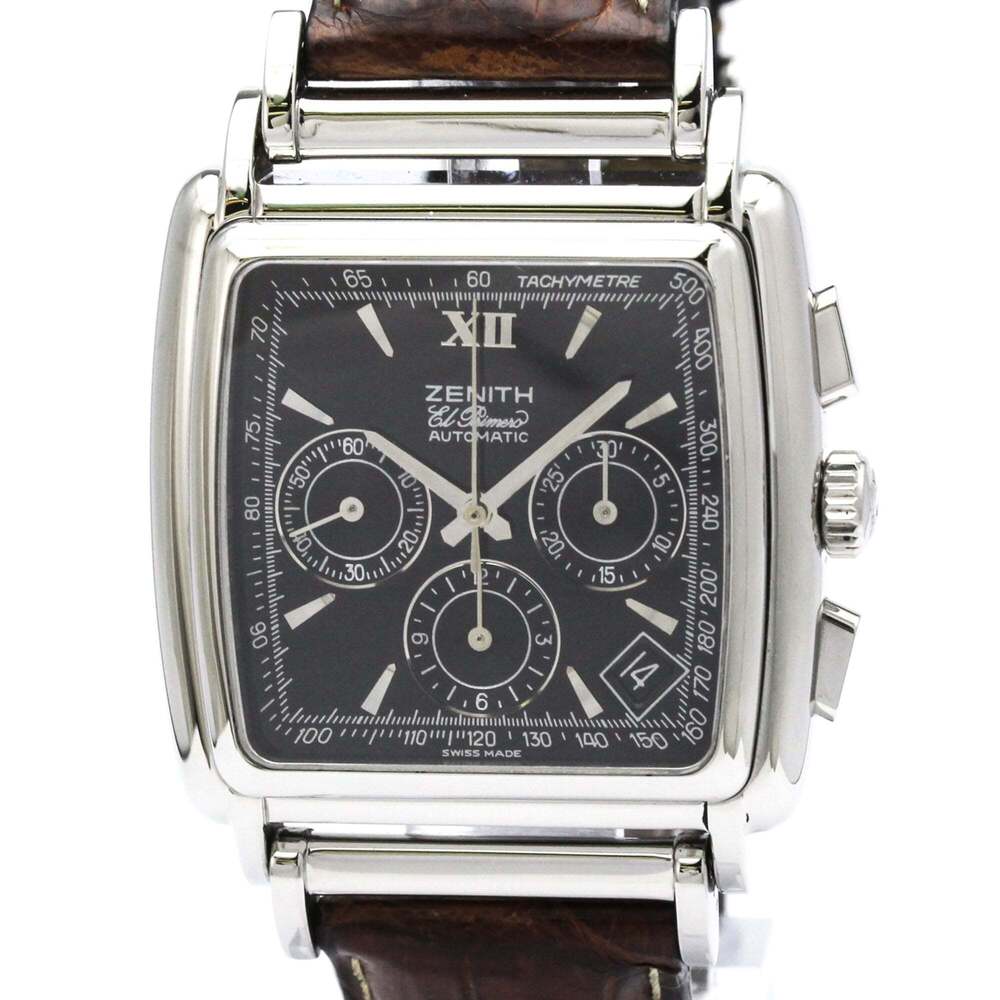 ZENITH Class El Primero Chronograph Steel Watch 01.0420.400 Polished